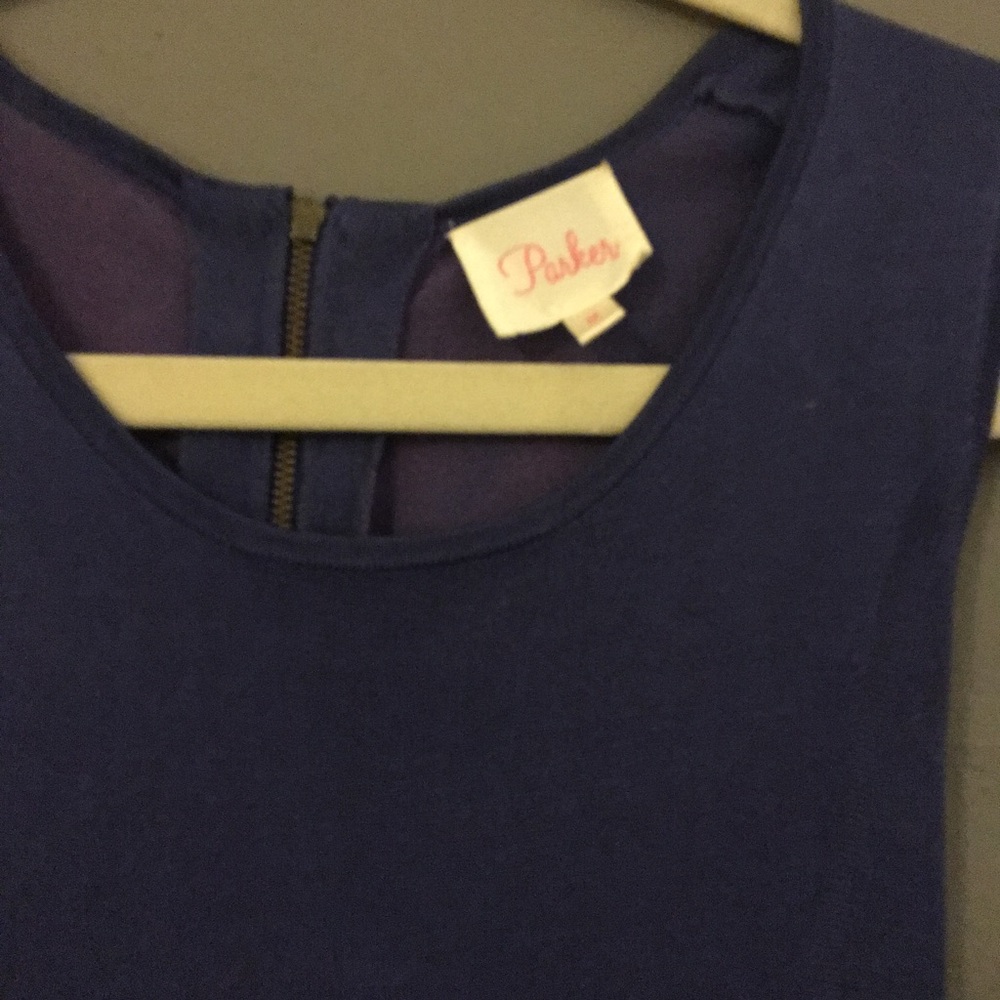 Parker Blue Skater Dress (M) - Picture 2 of 8
